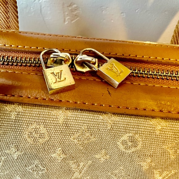 Louis Vuitton Mini Lin Yellow Denim Josephine Purse WITH Matching Wallet - Picture 9 of 17